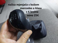ručica mjenjača s kožom mercedes a klasa s 6 brzina novo