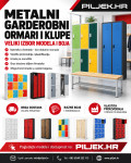 METALNI GARDEROBNI ORMARI I KLUPE–VELIKI IZBOR MODELA,BOJA I DIMENZIJA