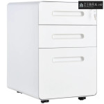 Mobilni ormar za spise s 3 ladice 39x48x59 cm, bijeli