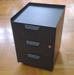 TROTTEN Ladičar, 3 ladice/kotači, antracit