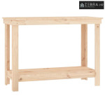 Radni stol 110x50x80 cm od masivne borovine - Prirodna 110 x 50 x 80 c