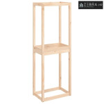 Stalak za gume 63 x 40 x 180 cm od masivne borovine - Prirodna 63 x 40