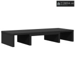 Stalak za monitor podesivi crni 60x24x10,5 cm konstruirano drvo - Crna