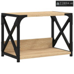 Stalak za printer 2 razine boja hrasta 44 x 26 x 31,5 cm drveni - Sono