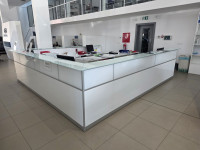 dizajnersski prijemni pult recepcija reception desk za salon, ured...