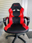 Genesis gamerska stolica SX33, crno-crvena