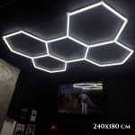 Hexagon LED mreža 240×180 cm