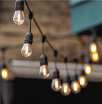 LED Vanjski ukrasni vijenac 10m IP44 Toplo bijelo