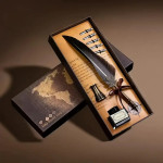 Nalivpero u europskom stilu s retro motivom javorovog lista