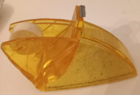 Nosač za selotejp, žuti, od ojačane plastike, težak