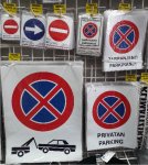 Oznake, naljepnice "Zabranjeno parkiranje" više veličina