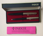 PARKER 45 CUSTOM X/F (komplet nalivpero i kemijska olovka)