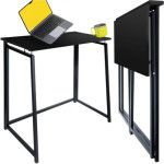 Ruhhy sklopivi radni stol 80x40 cm – loft industrijski stol za laptop