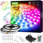 Set LED trak 10m spreminjajoče barve - glasbeni