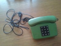 Telefon  zeleni retro (vintage)