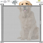 Univerzalna zaštitna savijanje sigurnosnih vrata za djecu siva 150 cm