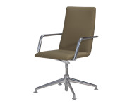 Brunner - Fina konferencijska stolica, tkanina - maslinasto zelena