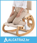Ergonomska klečeća stolica, drvena stolica za koljena s podesivim debe