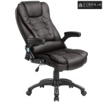 Ergonomska masažna i grijana uredska direktorska stolica, podesiva, ok