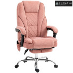 Ergonomska uredska stolica s funkcijom masaže, osloncem za noge, okret
