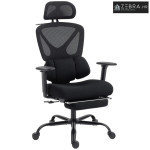 Ergonomska uredska stolica, mrežasta tkanina, lumbalna potpora, naslon