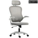 Ergonomska uredska stolica s mrežastim naslonom, podesiva visina, sklo