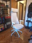 IKEA JÄRVFJÄLLET uredska stolica s rukonaslonima, bijela