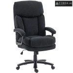 Izvršna stolica, ergonomska uredska stolica do 200 kg, baršunasti izgl
