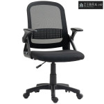 Prozračna mrežasta uredska stolica, ergonomska okretna stolica sa sklo