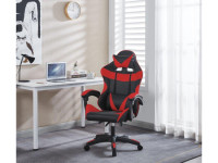 Uredska stolica DOLY crveno crna umjetna koža