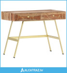 Pisaći stol s ladicama 100 x 55 x 75 cm od masivnog drva šišama - NOVO