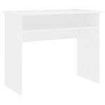Radni stol bijeli 90 x 50 x 74 cm od iverice - NOVO