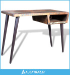 Radni stol od recikliranog drveta sa željeznim nogarama - NOVO