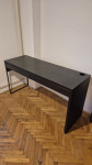 IKEA MICKE Radni stol, crno-smeđa, 142x50 cm