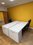 Kompletno radno mjesto za 2 osobe-uredski stolovi, fotelje...