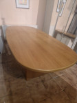 Konferencijski stol 268cm x 120cm x 73cm smeđi