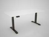 Podizni stol sa pločom u bijelom dekoru - 1600 x 800 mm