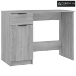 Radni stol boja hrasta sonome 100x50x75 cm konstruirano drvo - Sivi hr