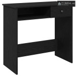 Radni stol crni 80 x 40 x 75 cm od iverice - Crna