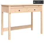 Radni stol s ladicama 100 x 50 x 78 cm od masivne borovine - Prirodna