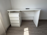 Radni stol LIMFJORDEN 60x120 4 ladice bijela