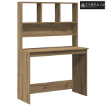 Radni stol s policama boja hrasta artisan 102x45x148 cm drveni - Hrast
