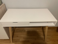 Radni stol TAMHOLT (Jysk) 50x100 bijela/natur