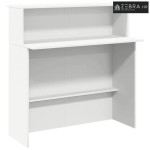 Recepcijski stol Bijeli 100x50x103,5 cm Inženirsko drvo - Bijela
