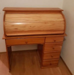 Sekreter, pisaći stol masivno drvo 112x50x106 cm