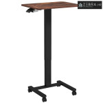 Stol za stajanje, stol za laptop, podesiv po visini, 4 kotačića, 65 cm
