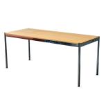 USM Haller radni/konferencijski stol, prirodna bukva/inox, 175 x 75 cm