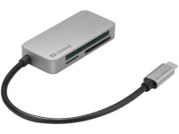Sandberg USB-C Multi Čitač Kartica Pro