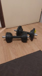 2x10KG Set Čeličnih Utega