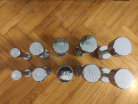 Kromirane bućice 1-5 kg